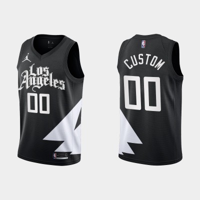 Los Angeles Clippers Custom Black Men's Nike NBA 2022 23 Statement Edition Jersey